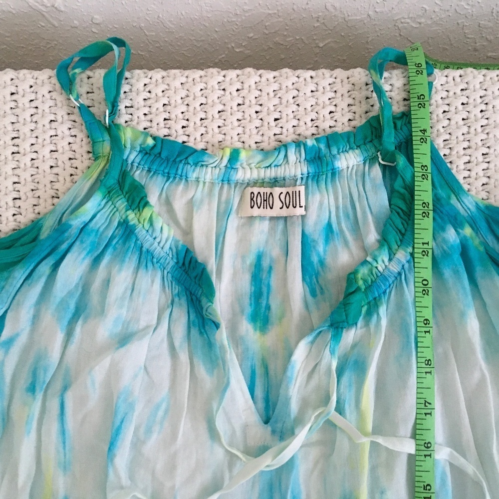 BoHo Soul Shoulder Show Blouse size Medium
